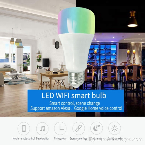 Alexa Smart LED Light Bulbs A19 RGB, 7W, Voice Control, Wi-Fi, iOS/Android App